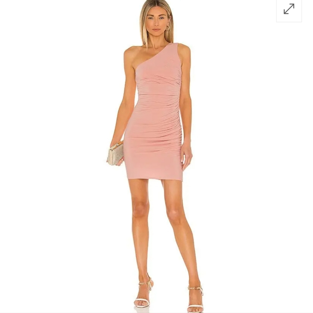NWT Michael Costello×Revolve Kimberly Blush Dress